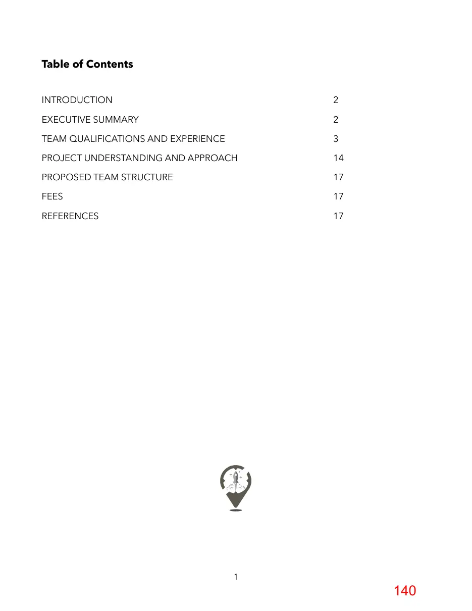 Page 140 of the packet; its text follows