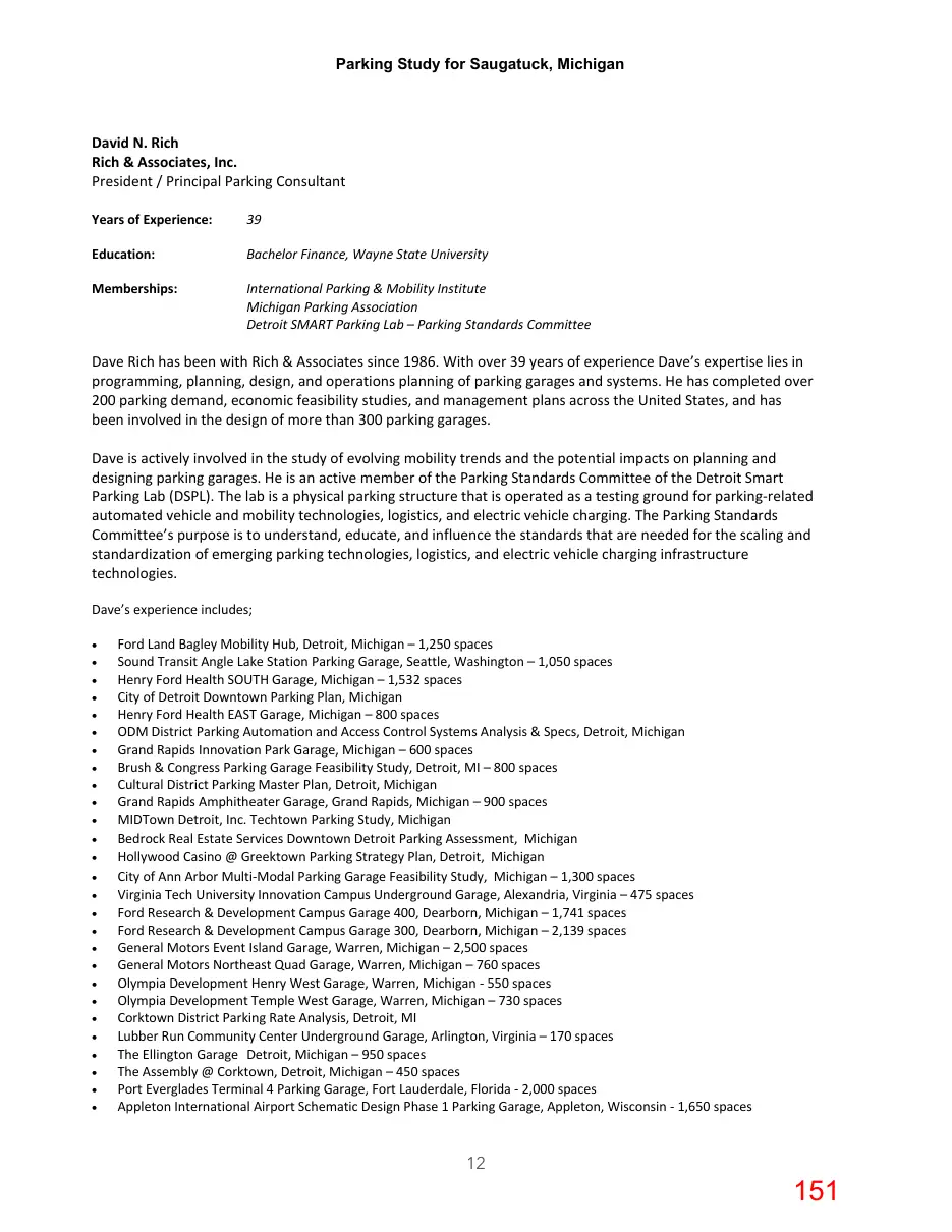 Page 151 of the packet; its text follows
