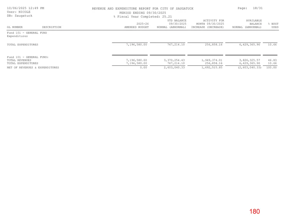 Page 180 of the packet; its text follows