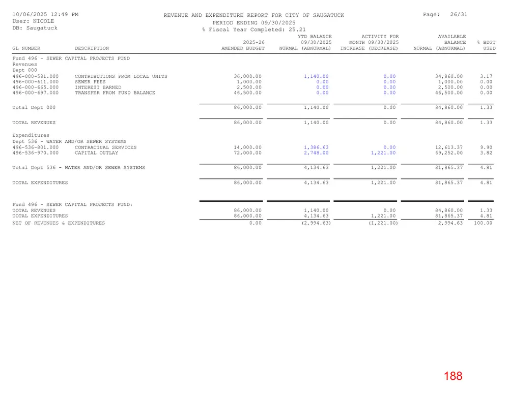 Page 188 of the packet; its text follows