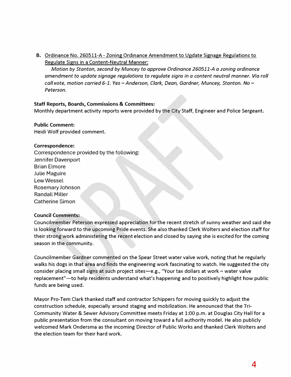 Page 4 of the packet; its text follows