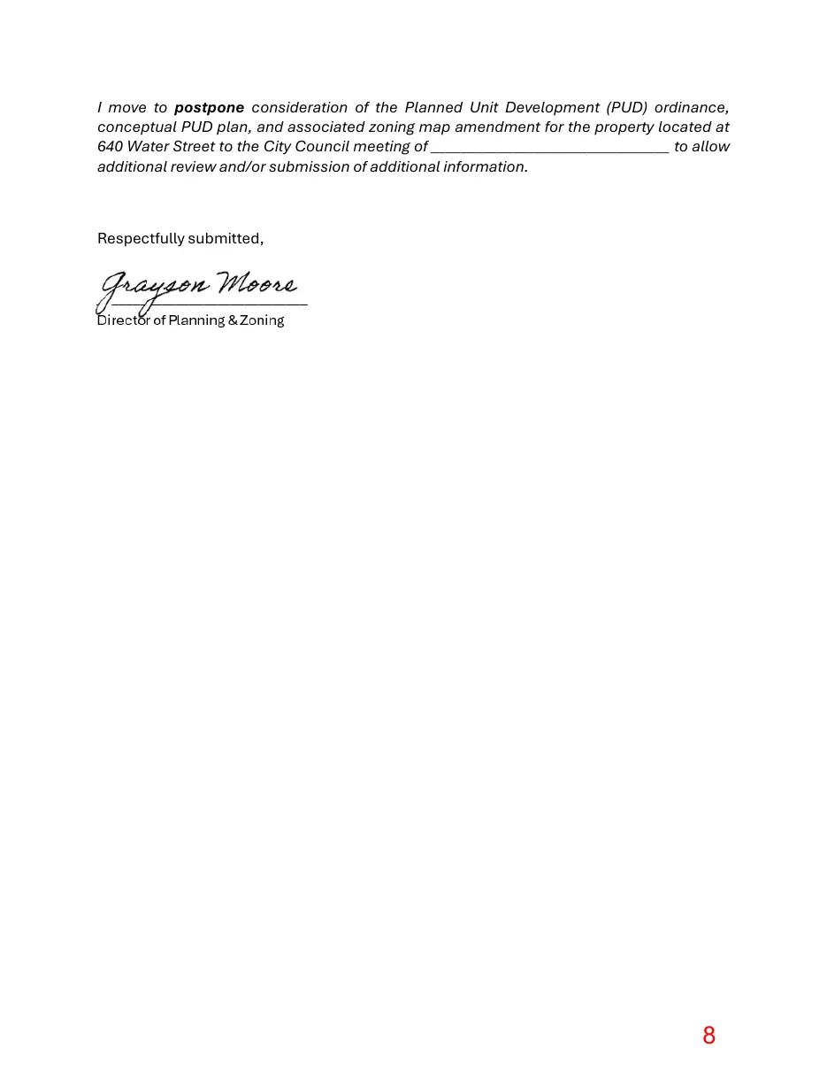 Page 8 of the packet; its text follows