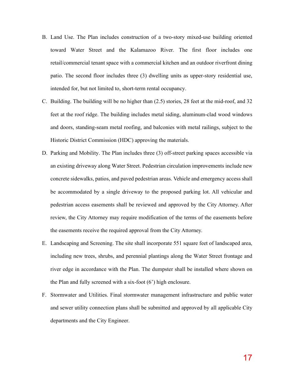 Page 17 of the packet; its text follows