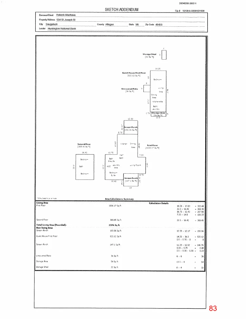 Page 83 of the packet, a scanned page