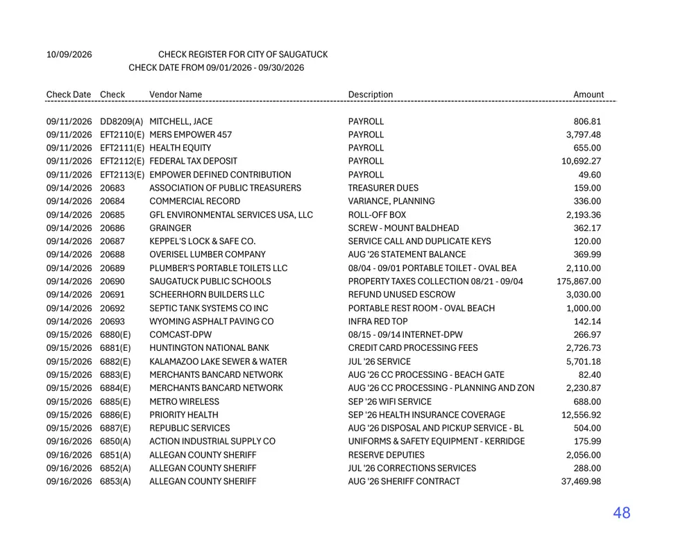 Page 48 of the packet; its text follows