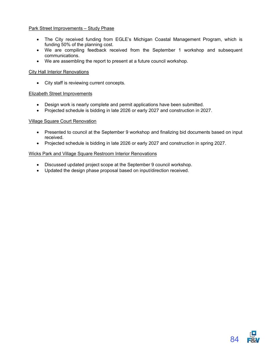 Page 84 of the packet; its text follows
