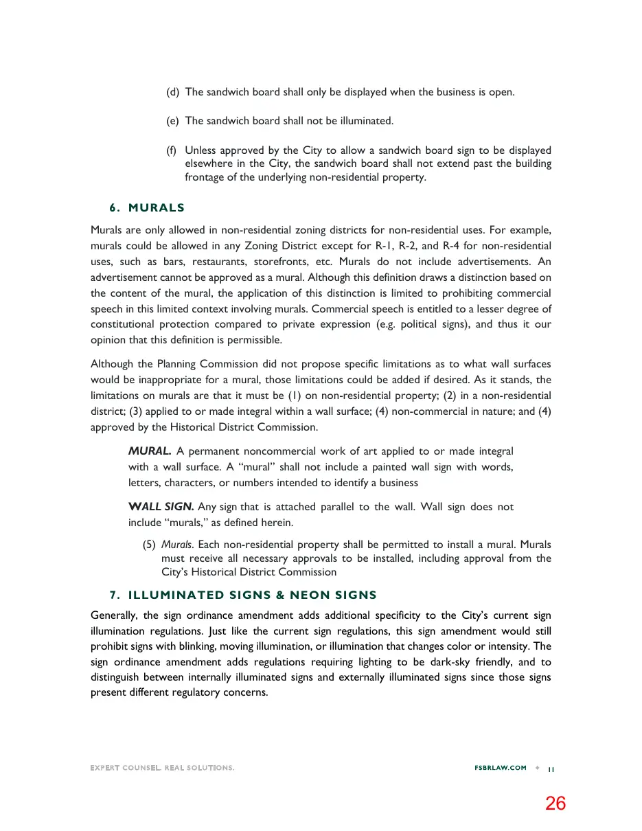 Page 26 of the packet; its text follows