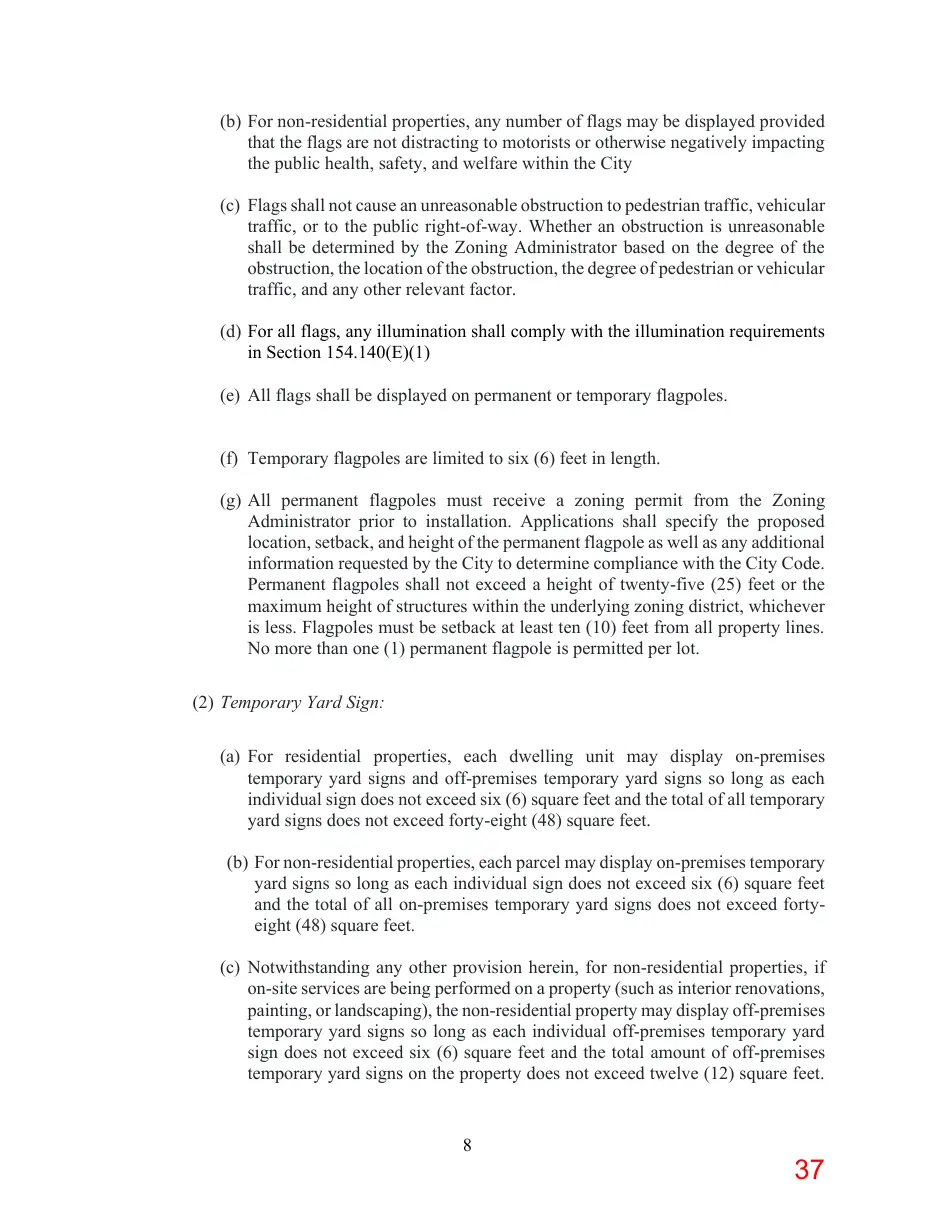 Page 37 of the packet; its text follows