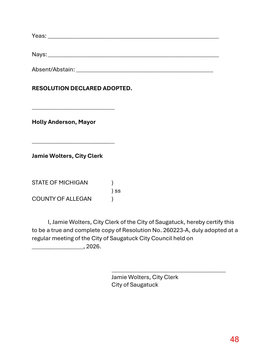 Page 48 of the packet; its text follows