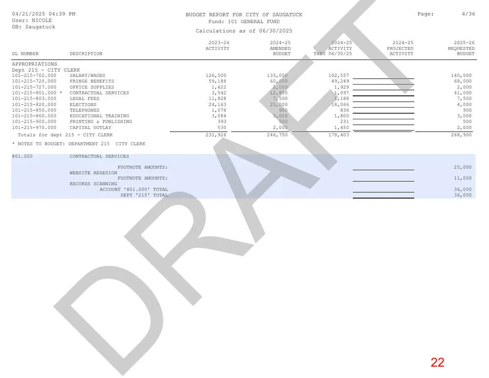 Page 22 of the packet; its text follows