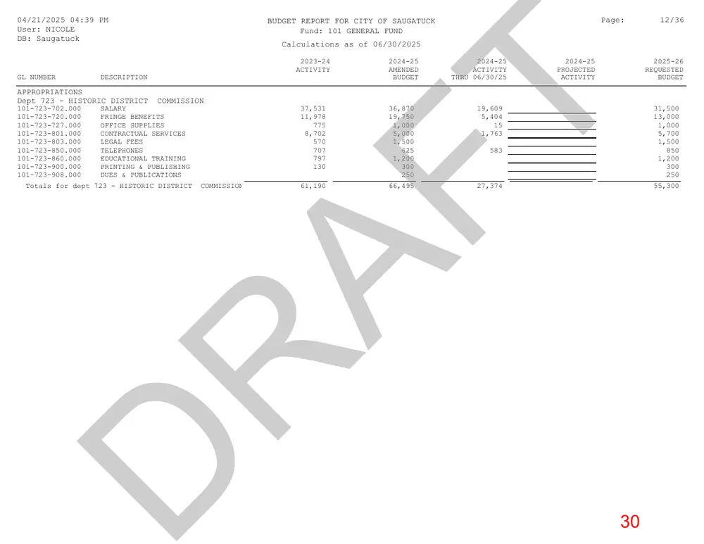 Page 30 of the packet; its text follows