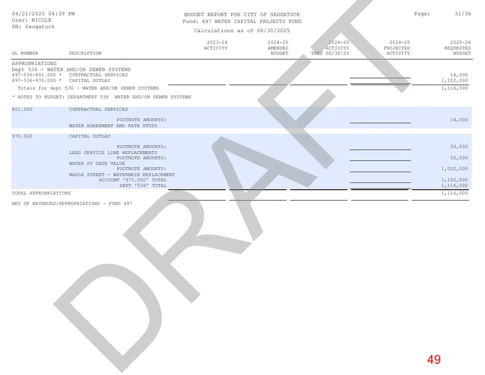 Page 49 of the packet; its text follows