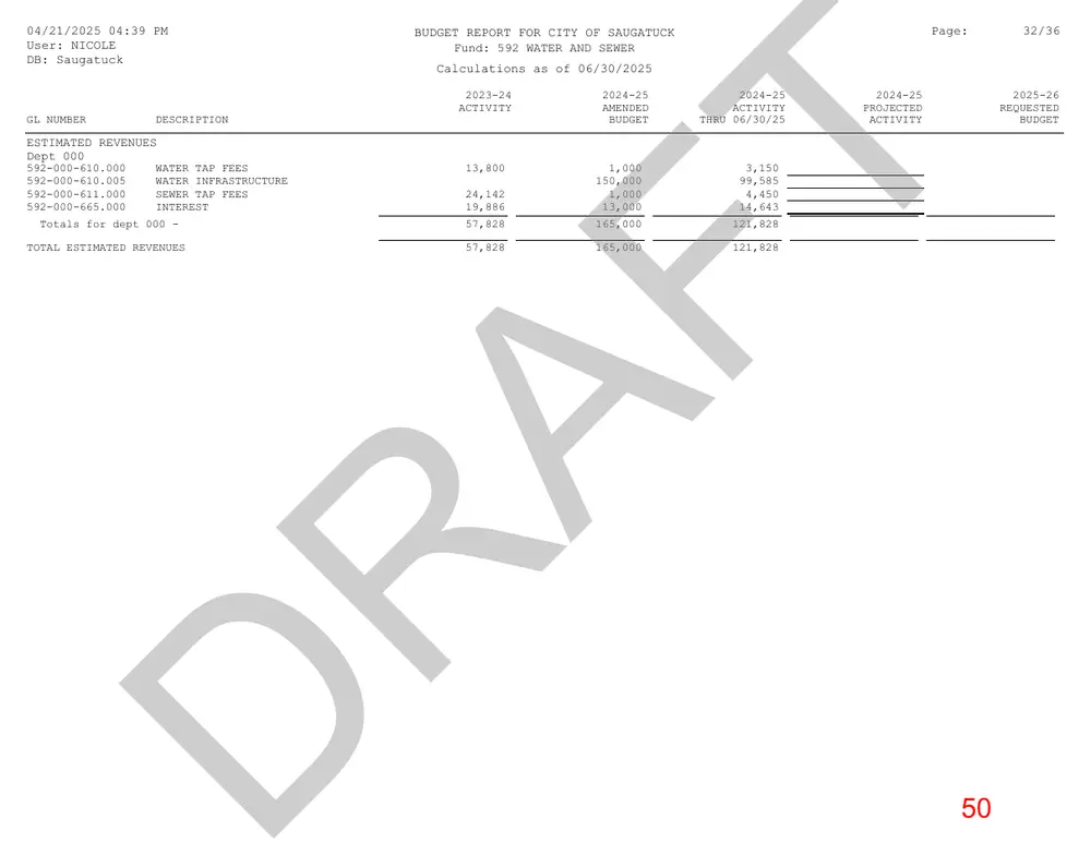 Page 50 of the packet; its text follows