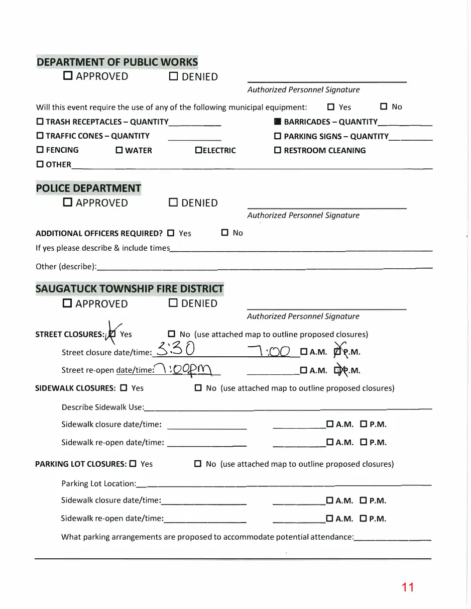 Page 11 of the packet; its text follows