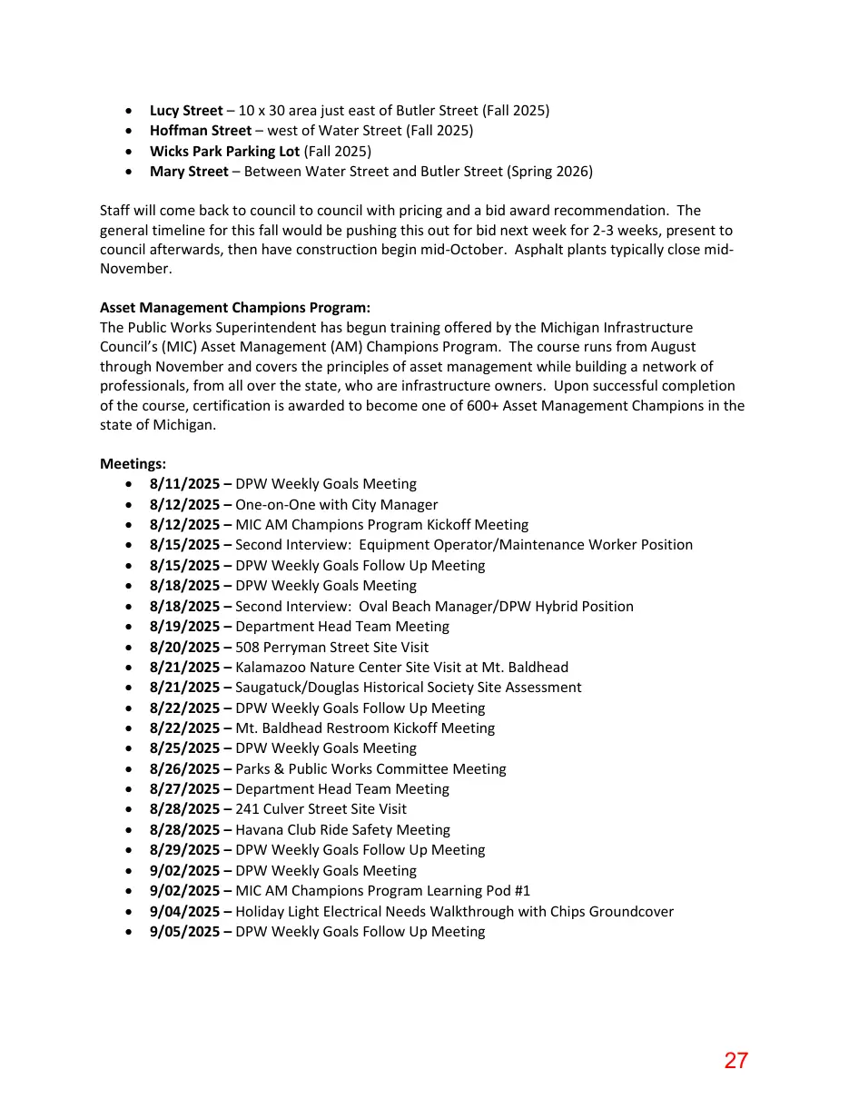 Page 27 of the packet; its text follows