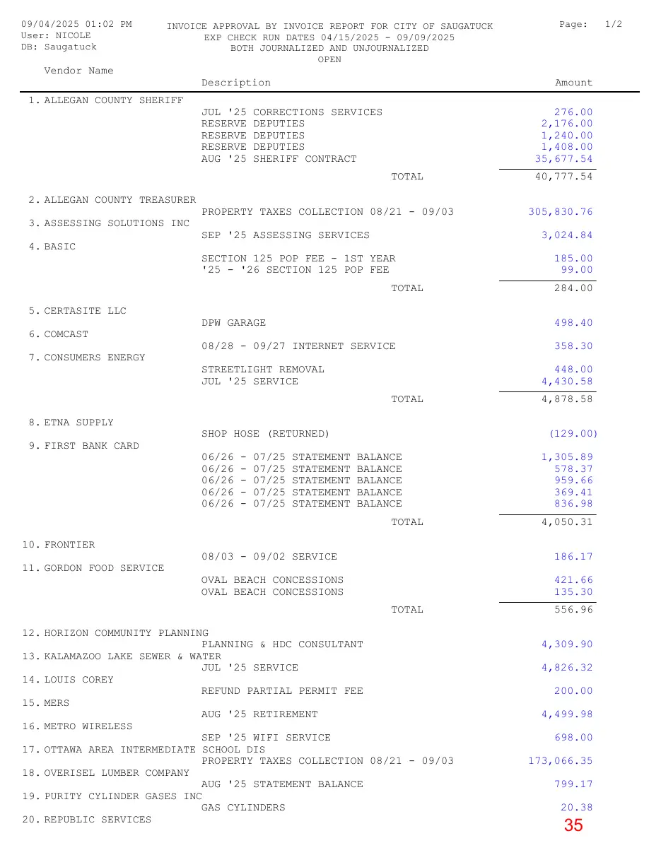 Page 35 of the packet; its text follows
