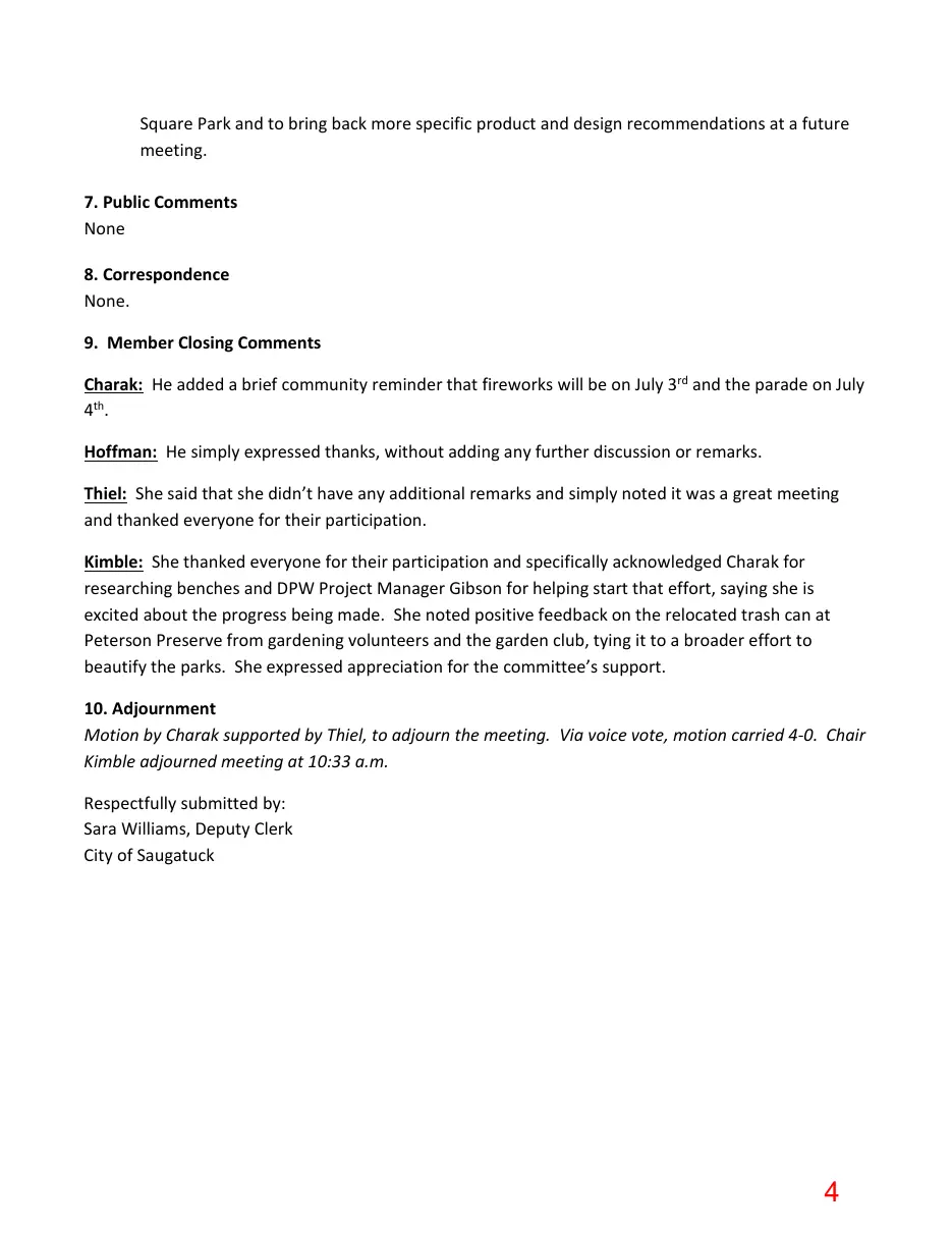 Page 4 of the packet; its text follows