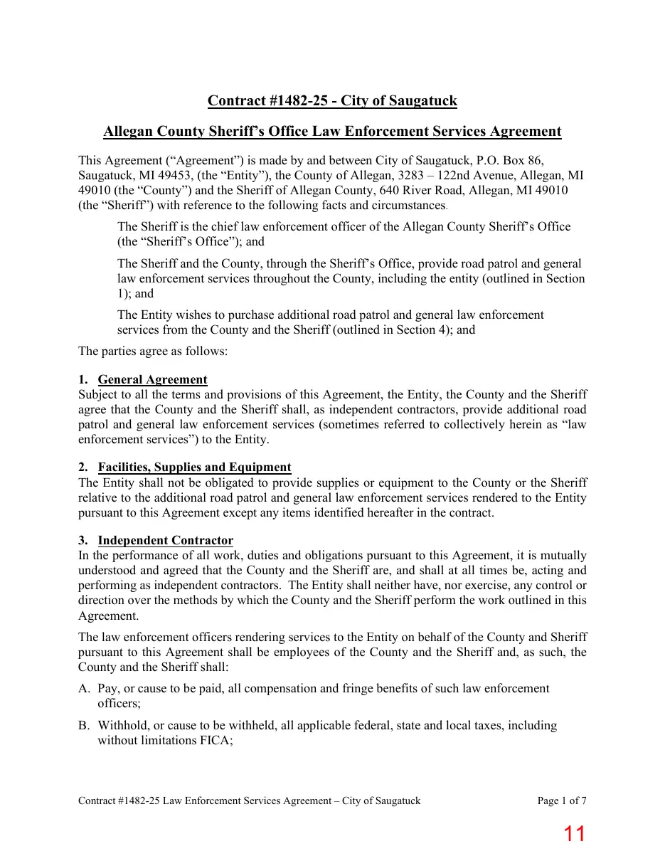 Page 11 of the packet; its text follows