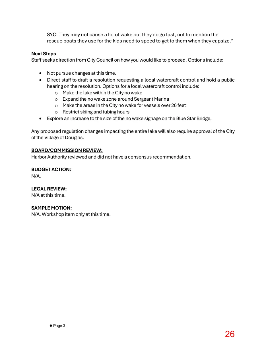 Page 26 of the packet; its text follows