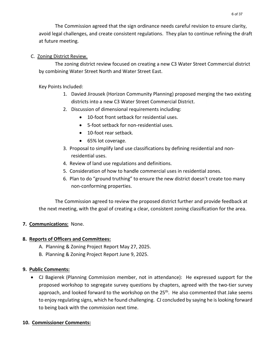 Page 6 of the packet; its text follows