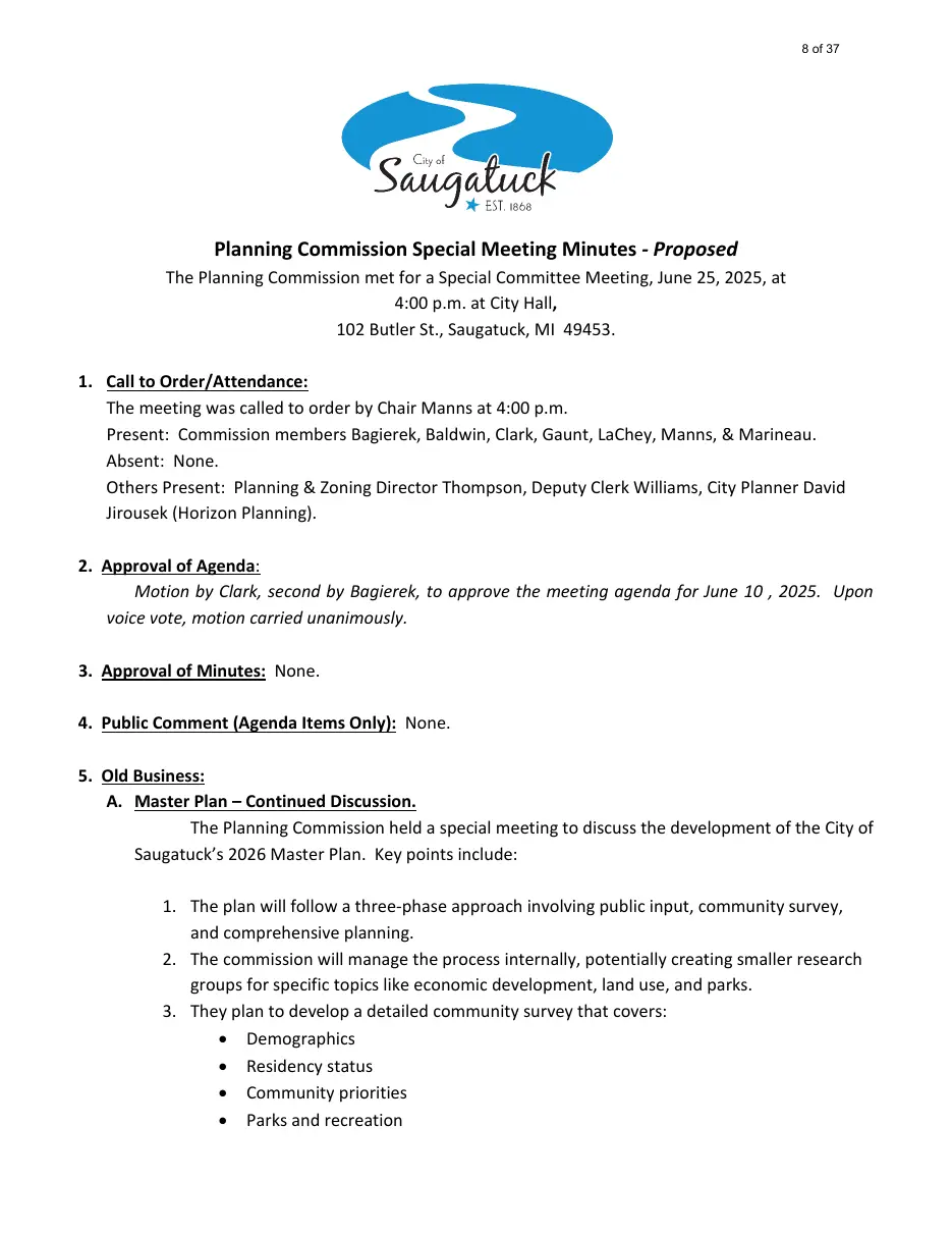 Page 8 of the packet; its text follows