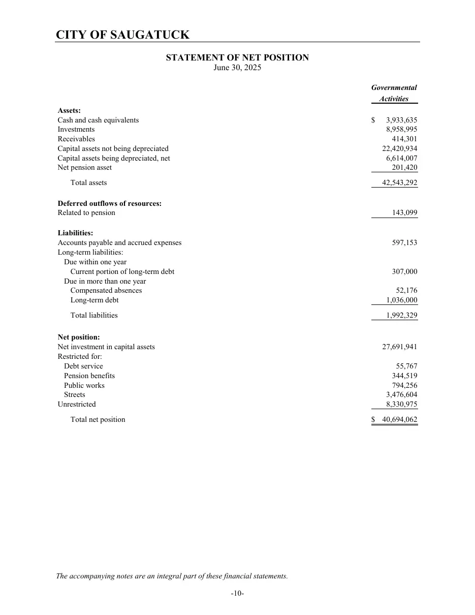 Page 16 of the packet; its text follows
