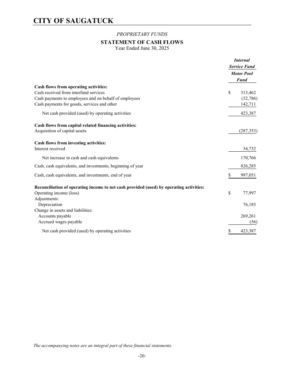 Page 26 of the packet; its text follows
