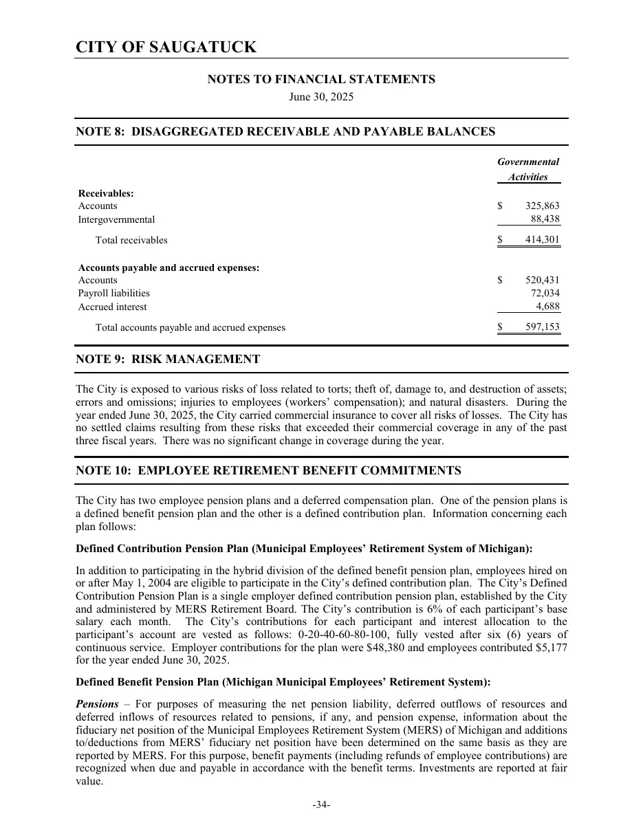 Page 40 of the packet; its text follows