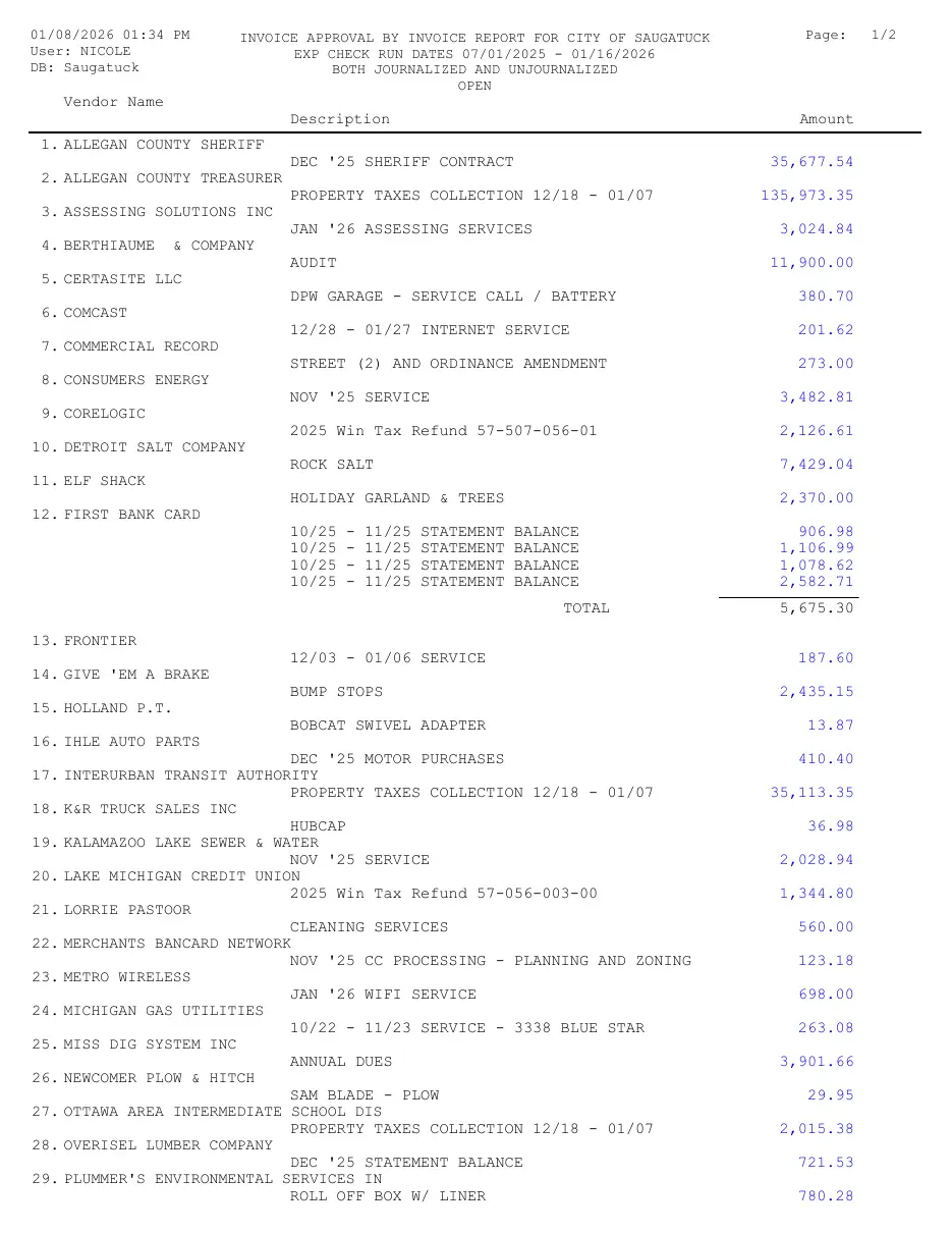 Page 101 of the packet; its text follows