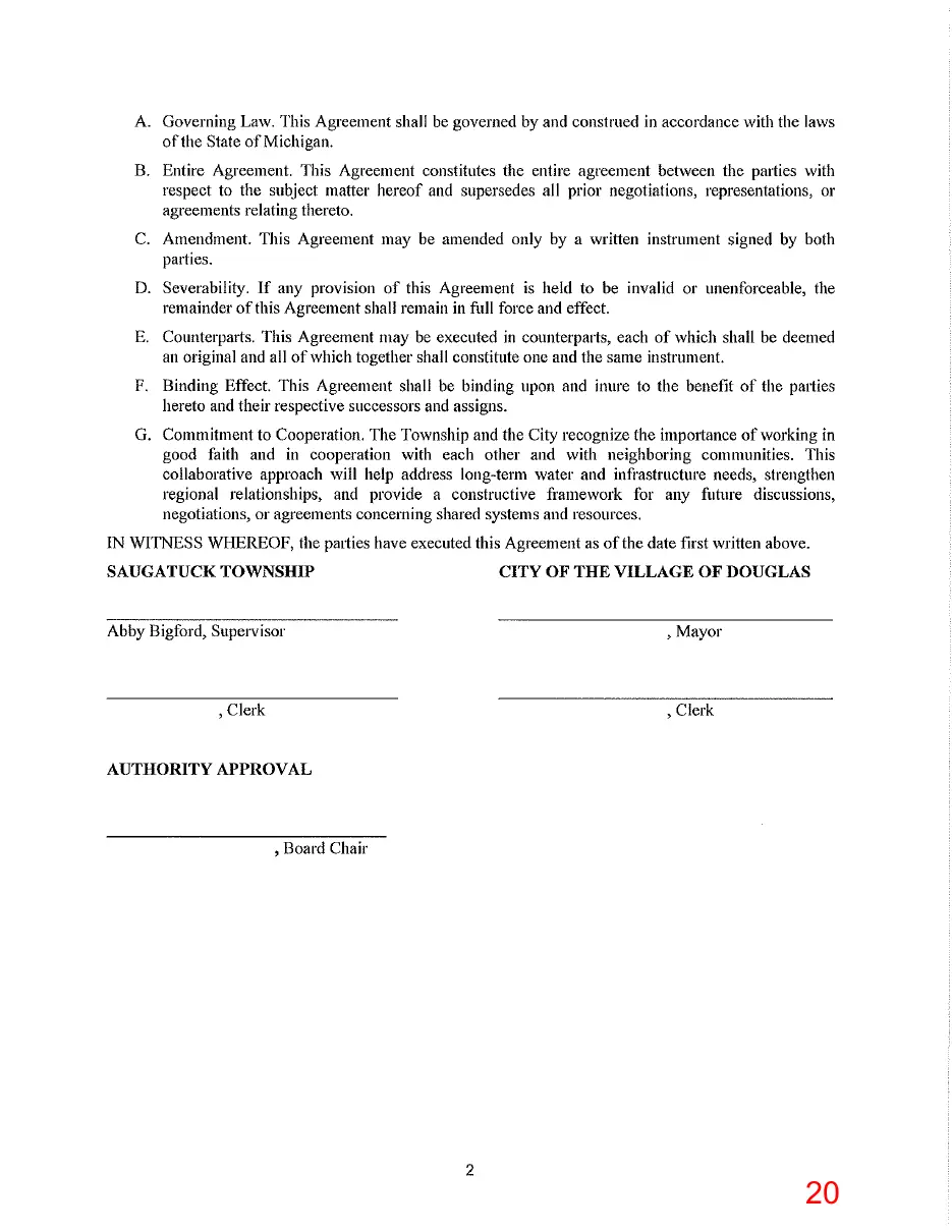 Page 20 of the packet, a scanned page