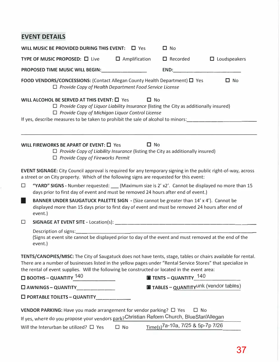 Page 37 of the packet; its text follows