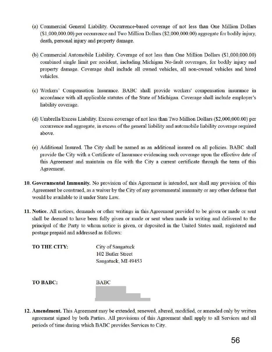 Page 56 of the packet, a scanned page