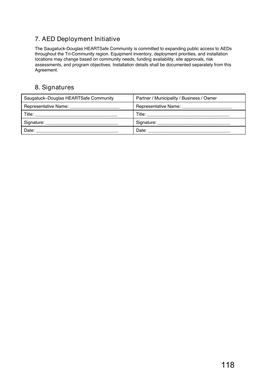 Page 118 of the packet; its text follows
