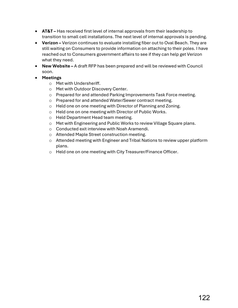 Page 122 of the packet; its text follows