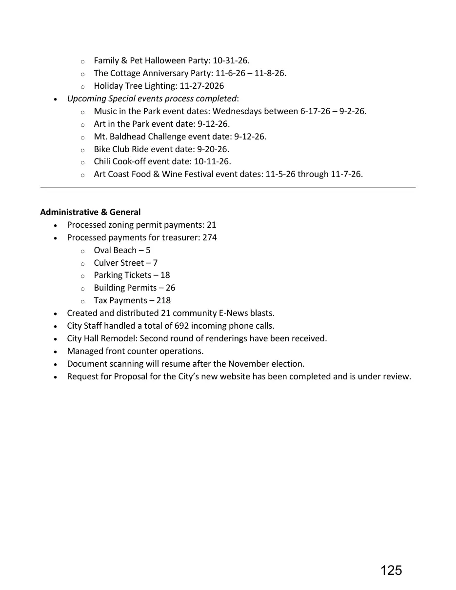 Page 125 of the packet; its text follows