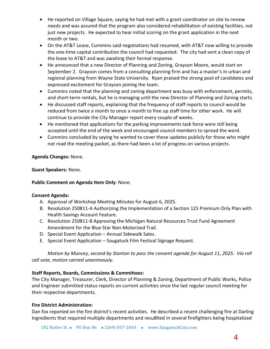 Page 4 of the packet; its text follows