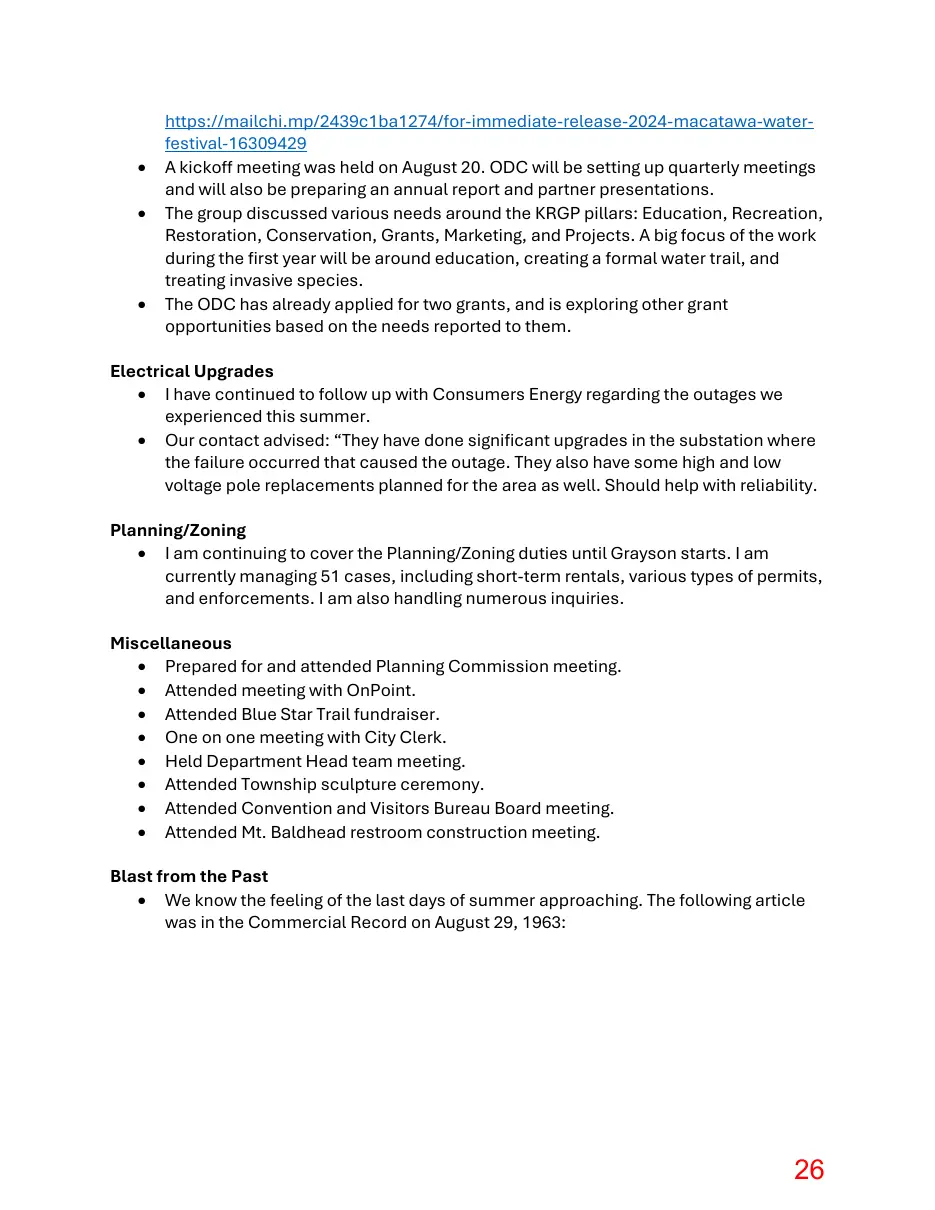 Page 26 of the packet; its text follows