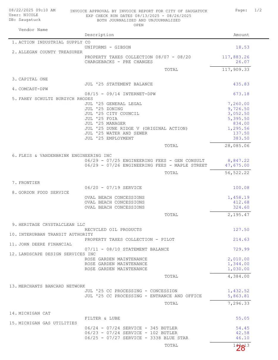 Page 28 of the packet; its text follows