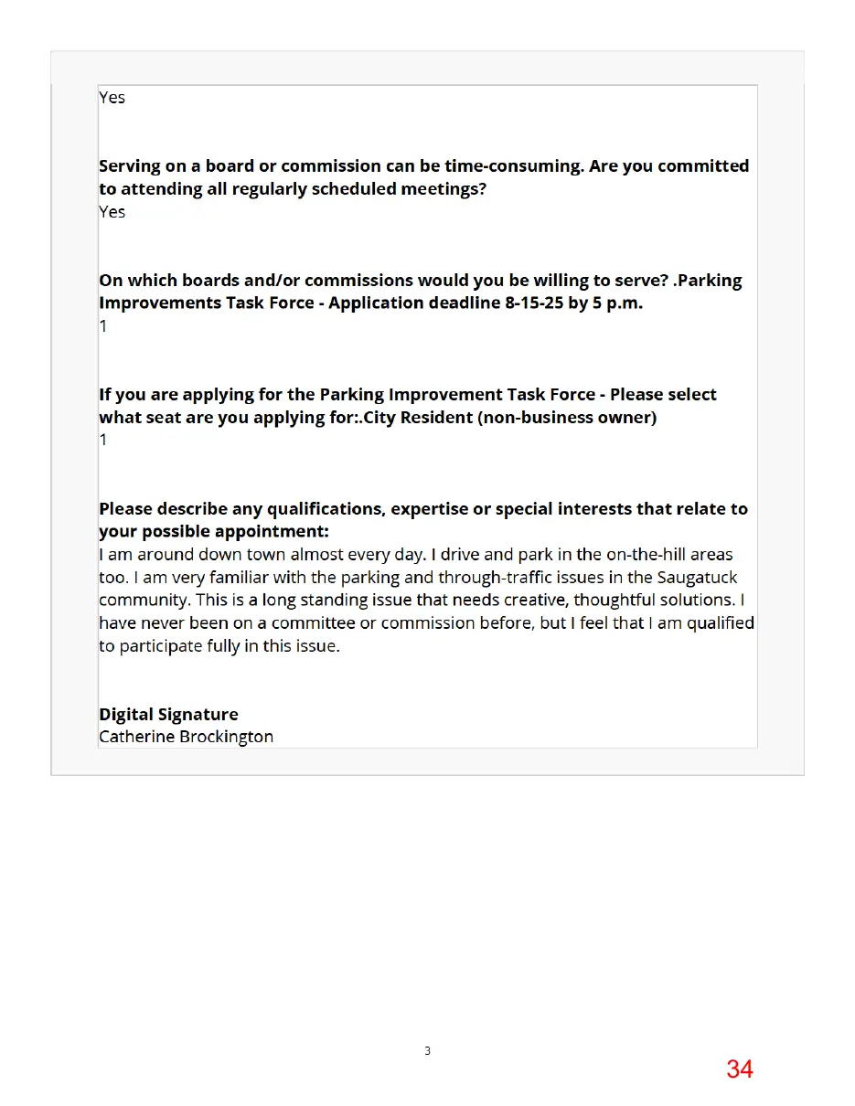 Page 34 of the packet, a scanned page