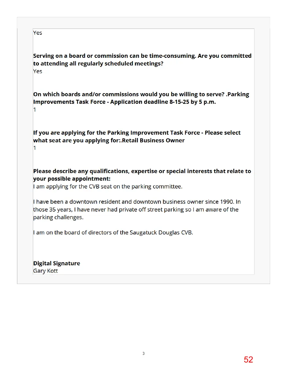 Page 52 of the packet, a scanned page
