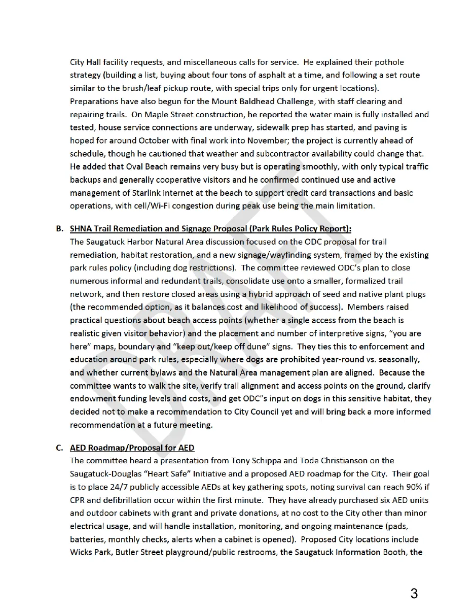 Page 3 of the packet, a scanned page