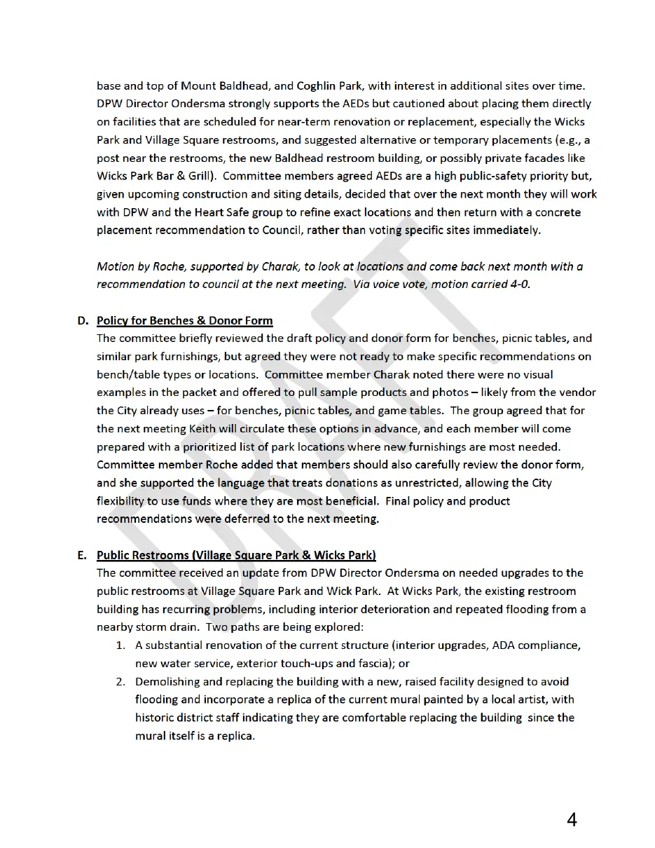 Page 4 of the packet, a scanned page