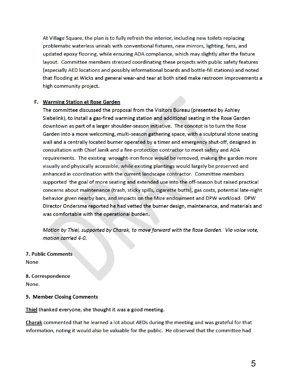 Page 5 of the packet, a scanned page