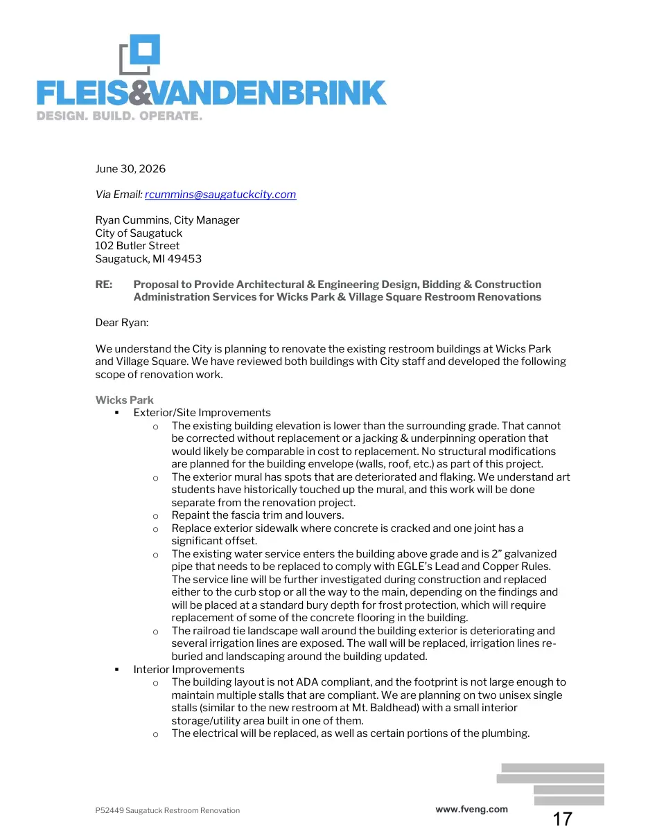 Page 17 of the packet; its text follows