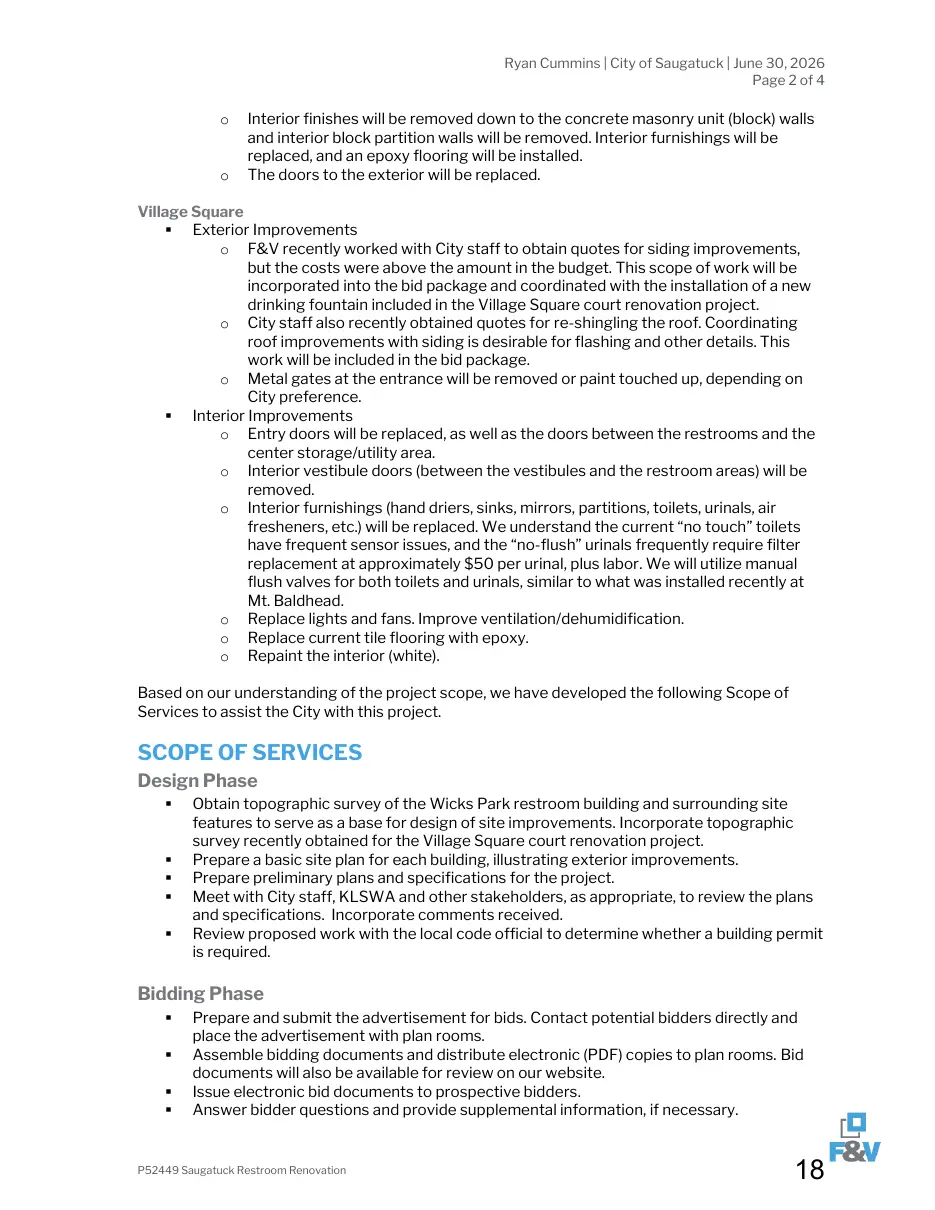 Page 18 of the packet; its text follows