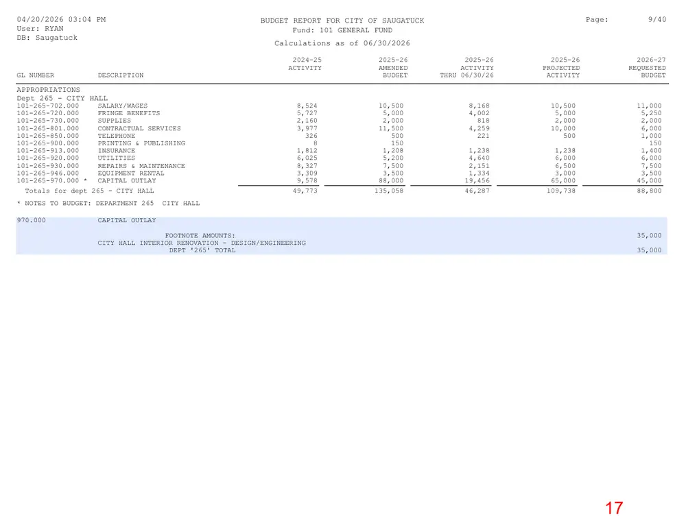 Page 17 of the packet; its text follows