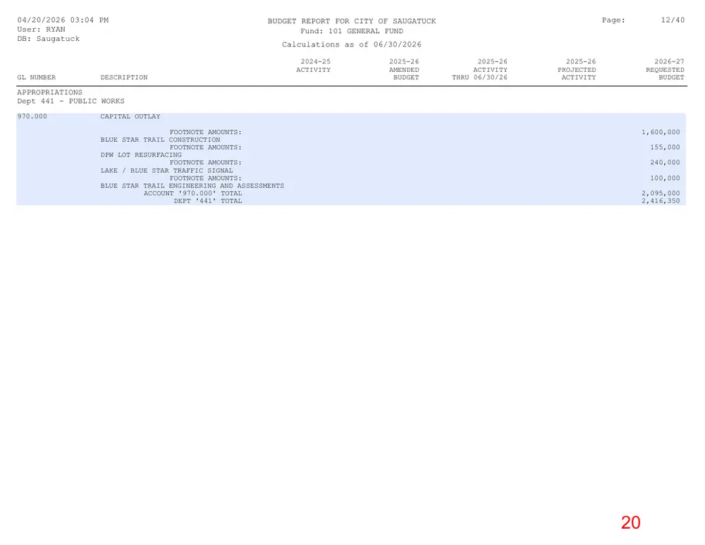 Page 20 of the packet; its text follows
