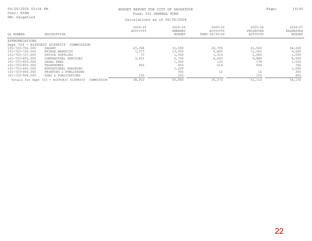 Page 22 of the packet; its text follows