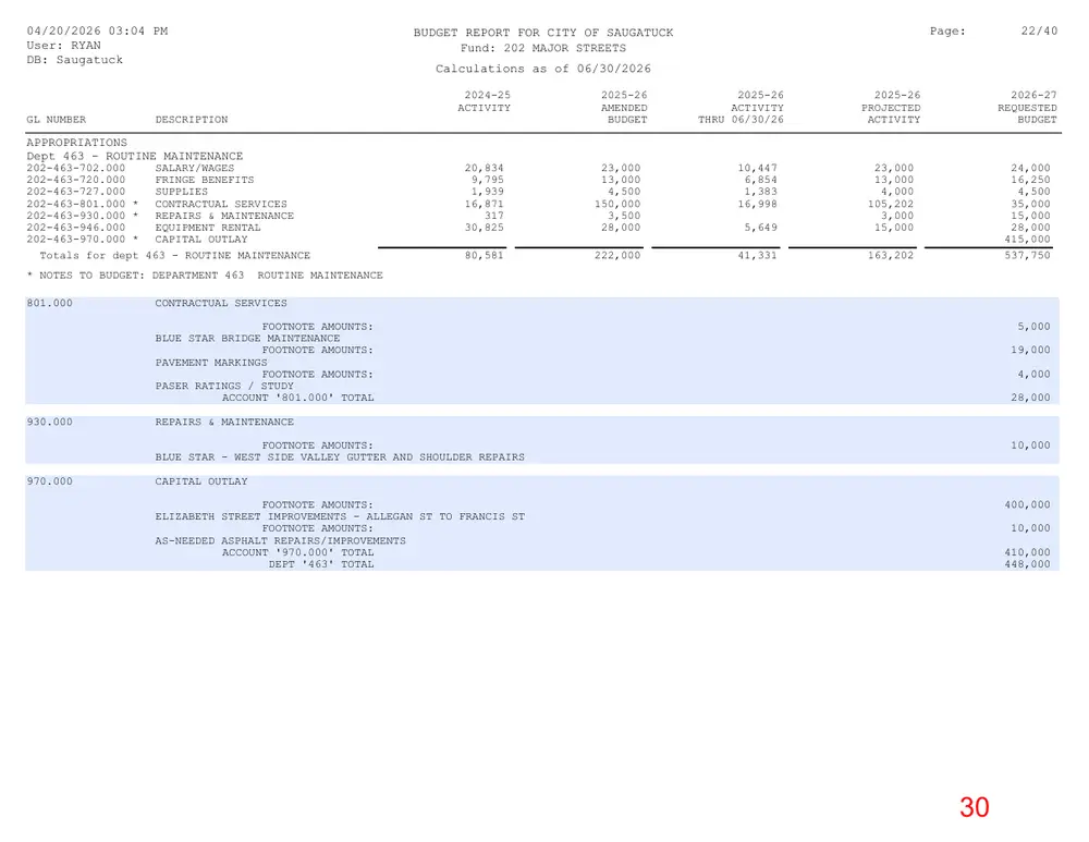 Page 30 of the packet; its text follows