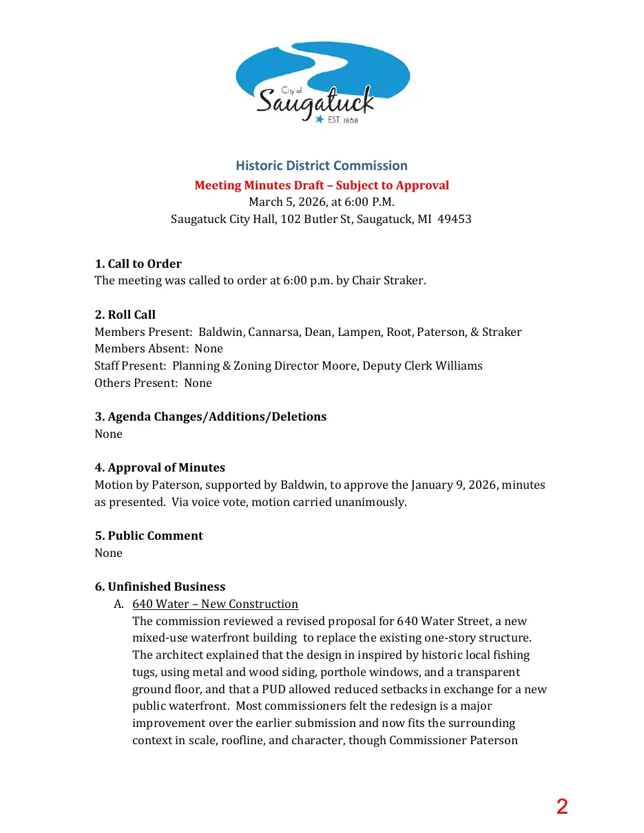 Page 2 of the packet; its text follows
